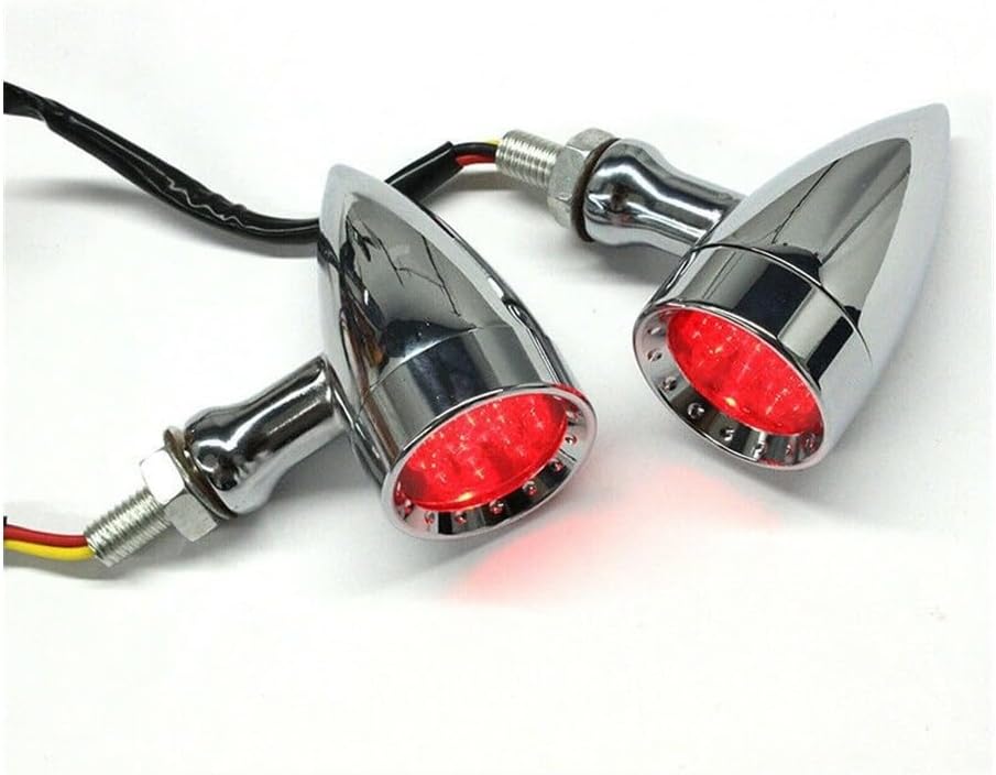 バイク用ブレーキテールライト 2個入りオートバイ用LEDブレーキウィンカーターンシグナルテールライトホンダ用ヤマハバイク用ブレーキナ