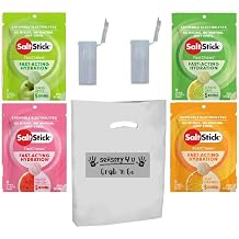 SENSORY4U Grab and Go Gift Set SaltStick with New Fastchews Flavors and Race Ready Tubes - Lemon Lime Orange Green Apple and Watermelon Electrolyte Tablets