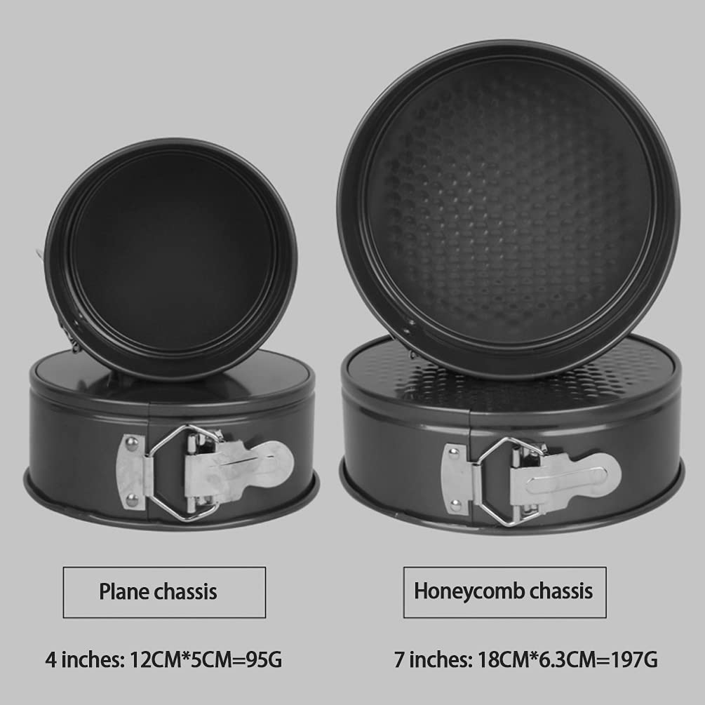 Moules à Gâteau Ronds Avec Fond Amovible - Lot De 2 (18 Et 22 Cm) - Antiadhésif, Lavable Au Lave-vaisselle - Pour Pâtisserie Maison