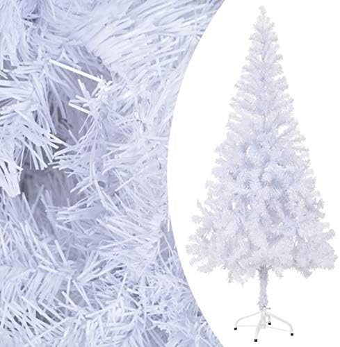 Raxter Artificial Christmas Tree,4Ft/5Ft/6Ft/7Ft Pine Tree with Solid Metal Legs Tips,Easy Assembly,Perfect for Indoor and Outdoor Christmas Decoration (White, 7ft)