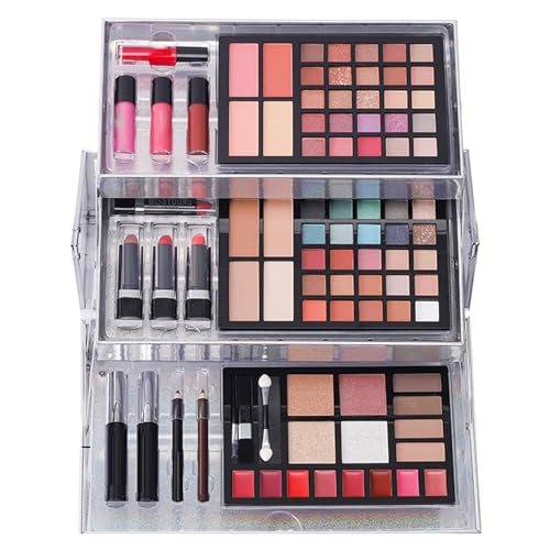 Kits De Maquillaje Para Adolescentes,Paleta De Sombras De Ojos,Set de Cosméticos | Lápiz de Cejas Todo lo para Mujeres Niñas y Adolescentes Amantes del Maquillaje Kit
