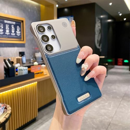 Coque cuir PU premium pour Samsung Galaxy S23 Ultra avec anneau magnétique