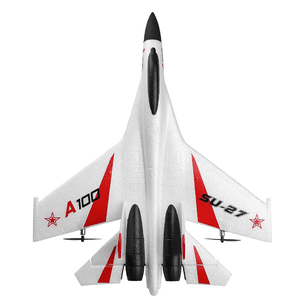 Aereo RC, Aliante Telecomandato A Tre Canali Ad Ala Fissa, Modello di Aeroplano, Modello di Aeroplano Telecomandato, Alimentazione Bimotore A Spinta Posteriore, Giroscopio A 6 Assi Integrato