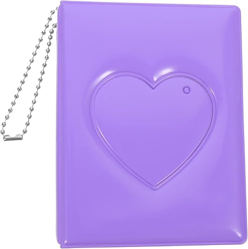 Miniatura 10 de PRETYZOOM Stray Kids - Carpeta para tarjetas fotográficas de 3 pulgadas, álbum de fotos pequeño con diseño de corazón hueco para tarjetas