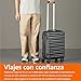 AmazonBasics - Maleta rígida con ruedas, 55 x 40 x 20 cm,...
