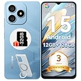 Blackview Wave 9C Handy Ohne Vertrag, Android 15 Phone, 12GB+128GB/2TB TF, 6.56", 5000mAh Smartphone Ohne Vertrag Günstig, IP54, 13MP+8MP, Fingerabdruck/GPS/OTG/Ring-Halter Handyhülle