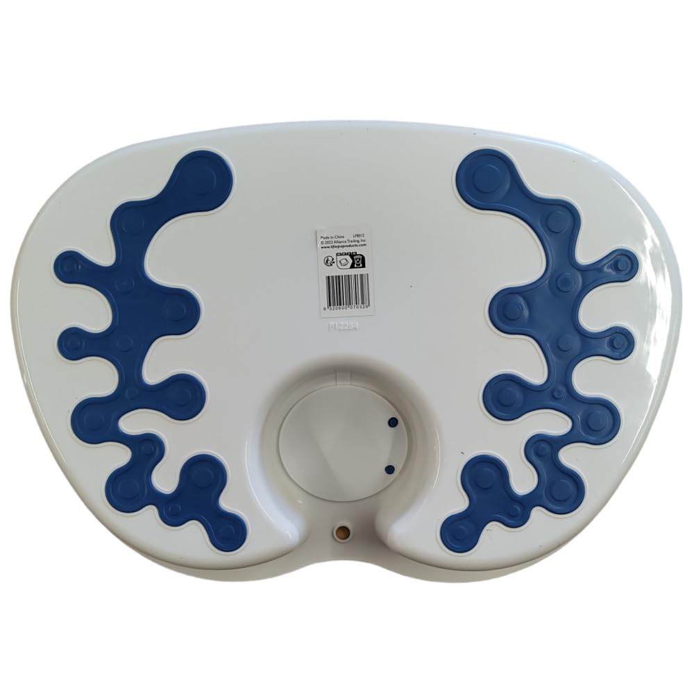 Pool Systems - Pédiluve de Luxe Blanc et Bleu pour Piscine ou Spa