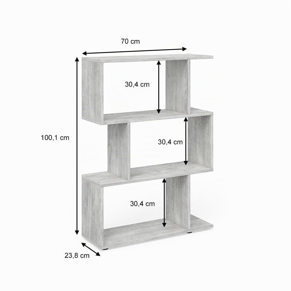 Vicco Divisorio per ambienti Levio, Grigio, 70 x 97.4 cm, per una suddivisione flessibile degli spazi e un utilizzo su entrambi i lati
