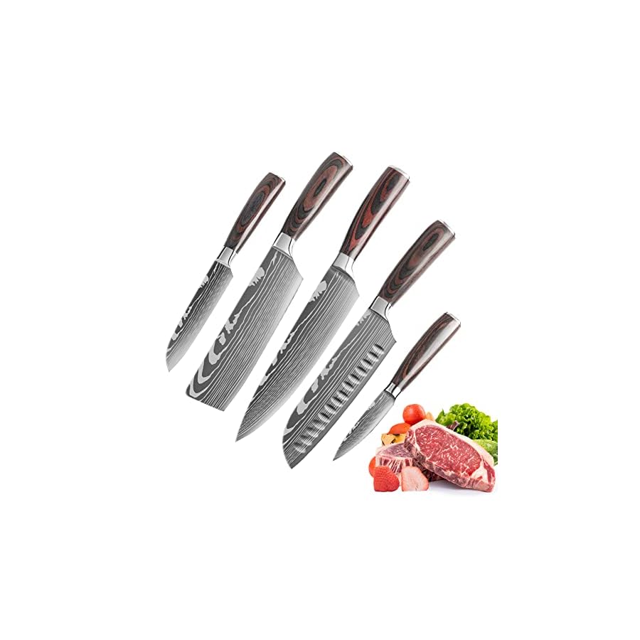Hong-Won-Knife-Set35-8-Inch-Set-Boxed-KnivesPremium-German-Stainless-Steel-Kitchen-Knife5-Pieces-Knife-Set- Hong Won Knife Set,3.5-8 Inch Set Boxed Knives,Premium German Stainless Steel Kitchen Knife,5 Pieces Knife Set-厨房刀套装