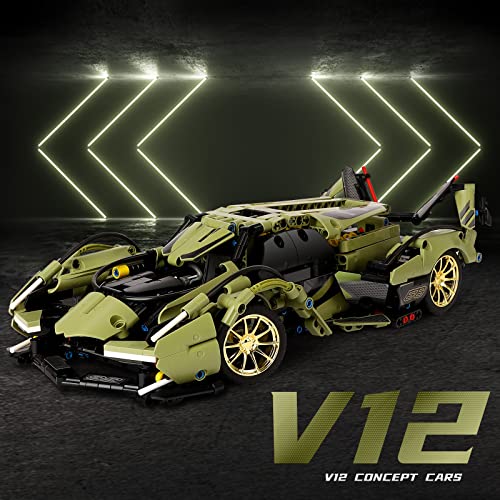 Super Sports Car Building Block Kit,Cars 1:14 Model Moc Construction Toys For Boys Girls Age 8-14,Adults Challenging(1039 Pieces) #TOP4