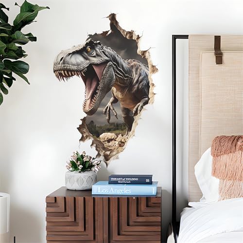 Vinilo Decorativo Dinosaurio Jurassic Sacinora 40x60 cm miniatura 1