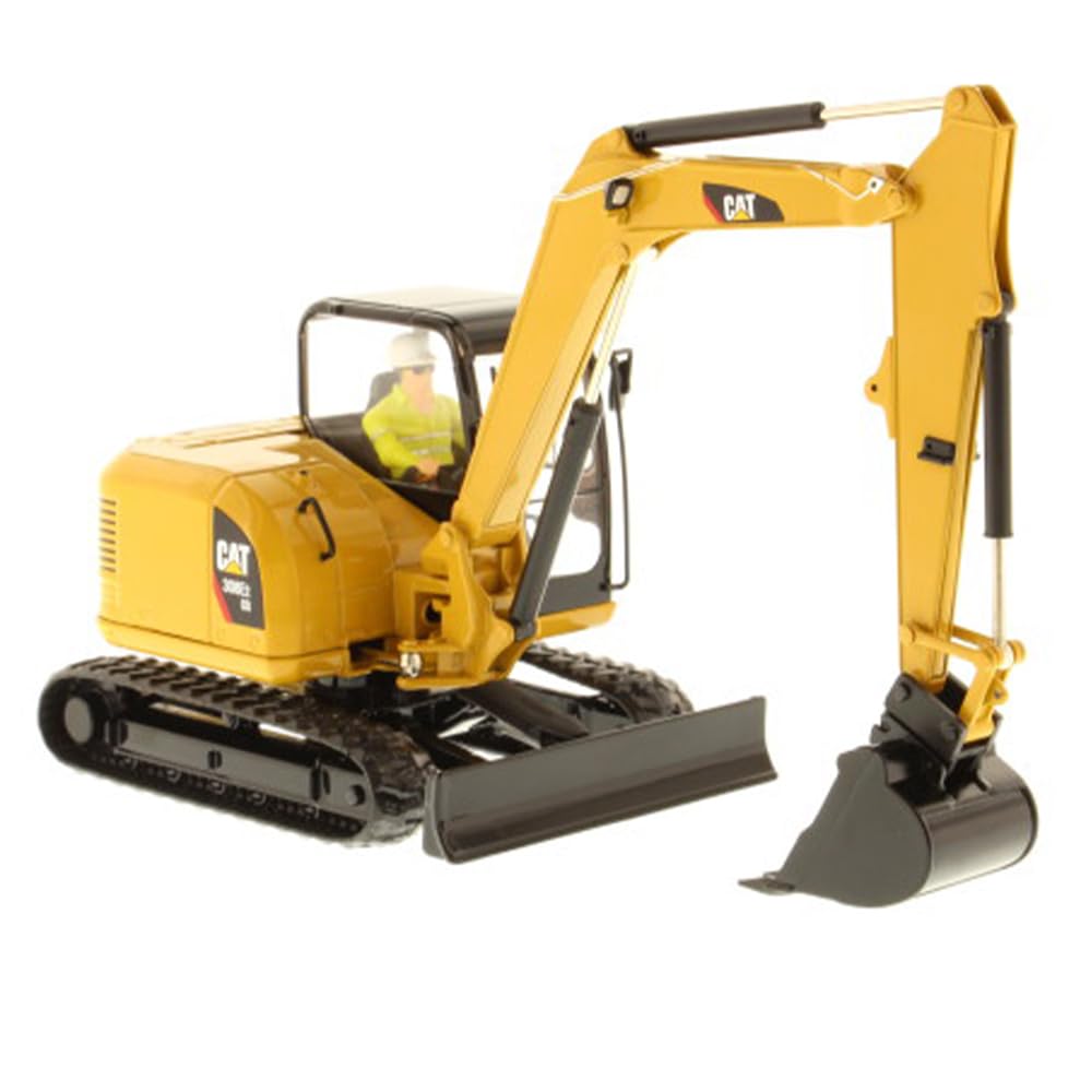 Diecast Masters 85239c - Escavatore idraulico Cat 308E2, scala 1:32, da 14 anni, in confezione da vetrina, adatto ai collezionisti