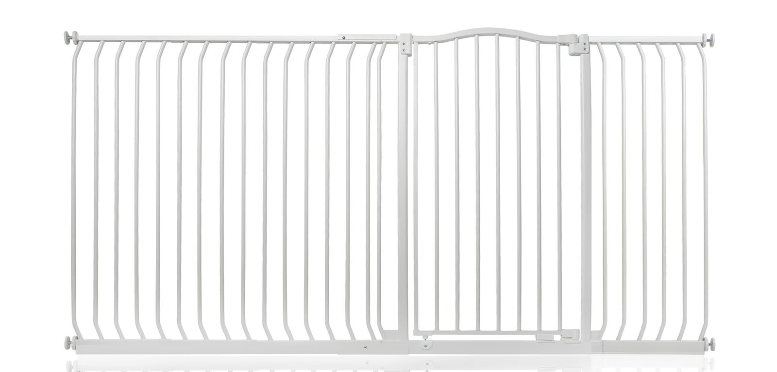 Safetots (Matt 198Cm - 207Cm) Extra Tall Curved Top Gate White