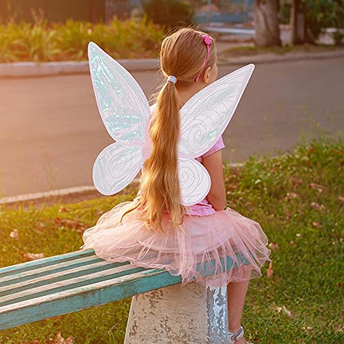 Fairy Wings for Adult Butterfly Angel Costume Girls, White