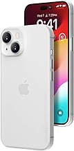 memumi Ultra Slim Case for iPhone 15, 0.3 mm Super Light Matte Hard Back Cover for iPhone 15 Slim, Minimalist Designed Phone Case