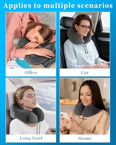 Almohada espuma viscoelástica para cuello H-Shape miniatura 6