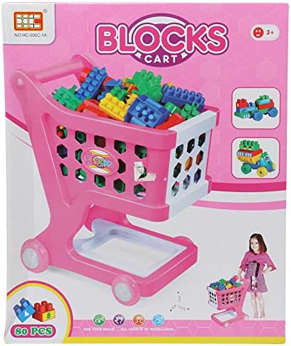 Hc Blocks Cart Toy For Kids Pink 80 Pcs 48dgl 0994 Buy Online At Best Price In Ksa Souq Is Now Amazon Sa Toys