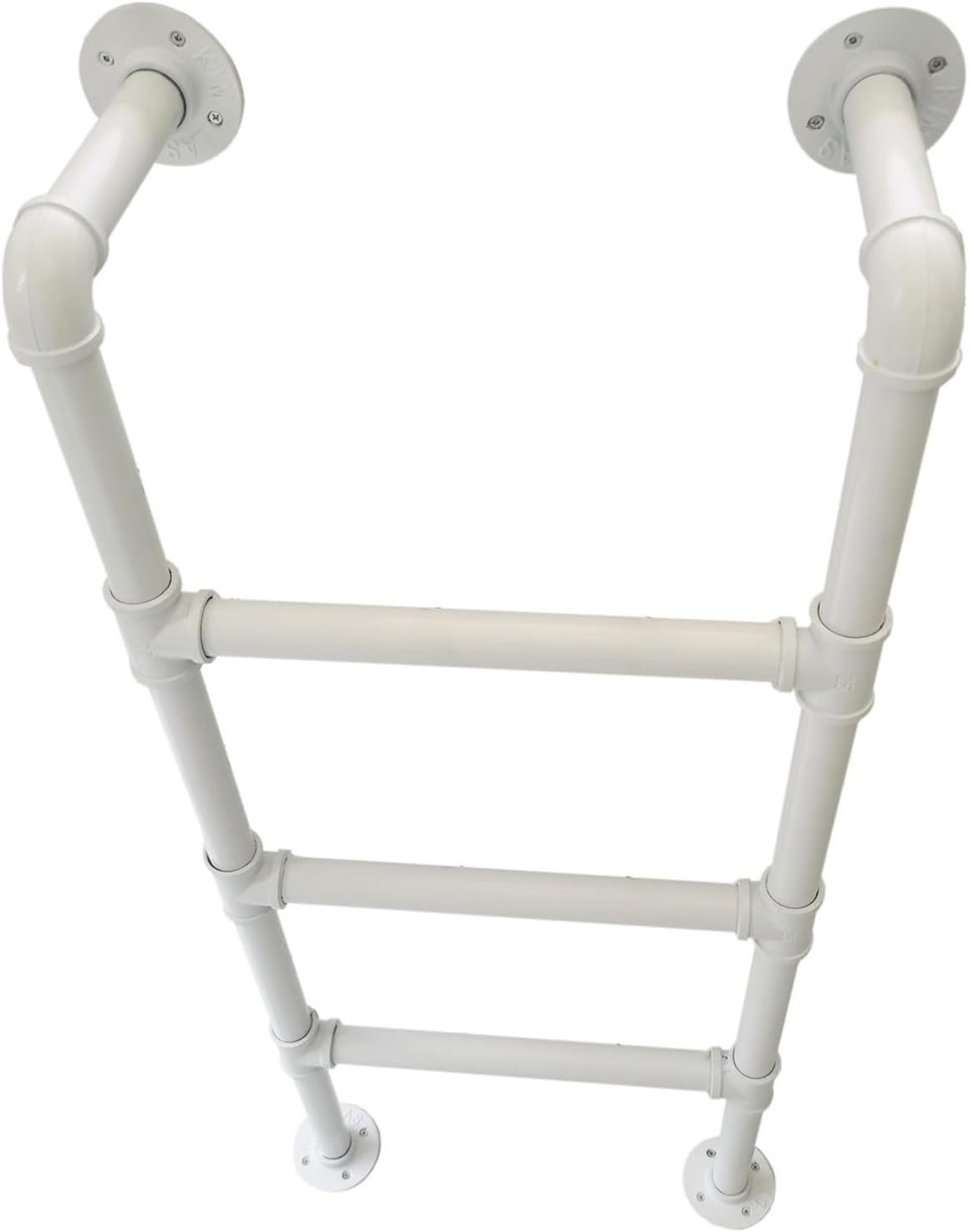 Loft Ladder Attic Stairs. 3.3-9.8ft Window Basement Well Egress Ladder - Metal Fire Escape Ladder Entrance Ladder High Bunk Bed Ladder, Outdoor Garage Ladder(131cm/52in)