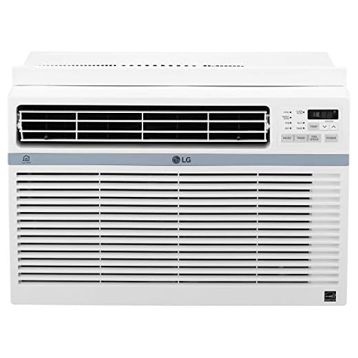 LG LW8017ERSM Smart Window Air Conditioner (Wi-Fi), 8,000 BTU 115V, White