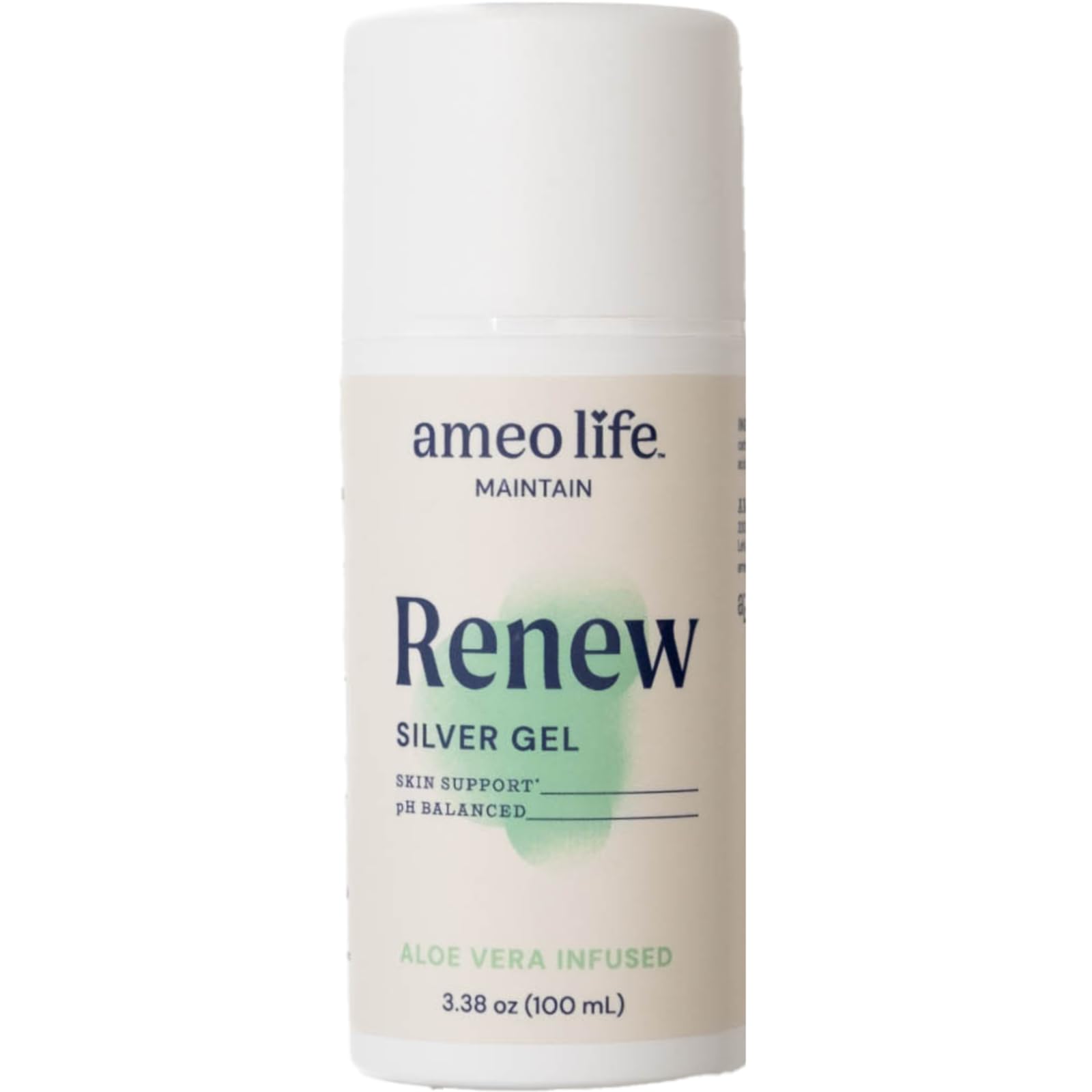 Ameo Life Colloidal Silver Gel for Skin Care with Aloe Vera - 30ppm Wound Care Gel Provides Wound Care for Cuts, Scrapes & Burns - Gentle Formula for