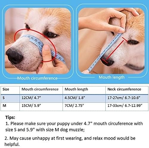 Prime Anti Bite Dog Muzzle for Extra Small Dog Anti-bite and Anti-Called Duck Bill Muzzle (Yellow S)