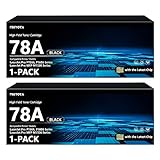 (with Chip) 78A Black Toner Cartridges, Pack of 2, CE278D Replacement for HP 78A Works with Laser Pro P1606dn, P1606, P1566, P1560; M1536dnf, M1537dnf, M1538dnf, M1530 MFP Printer (High Yield, 2-Pack)