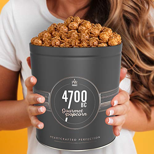 Image of 4700BC Gourmet Popcorn, Himalayan Salt Caramel, Tin, 550g