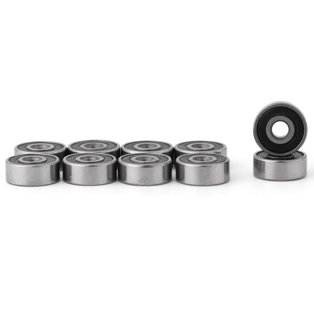 10 Sztuk 623 2rs Ball Kugellager 623zz Kugellager F623Zz łożyska Podwójne Gumowe łożyska Uszczelnione Mini łożyska Kulkowe 3x10x4mm