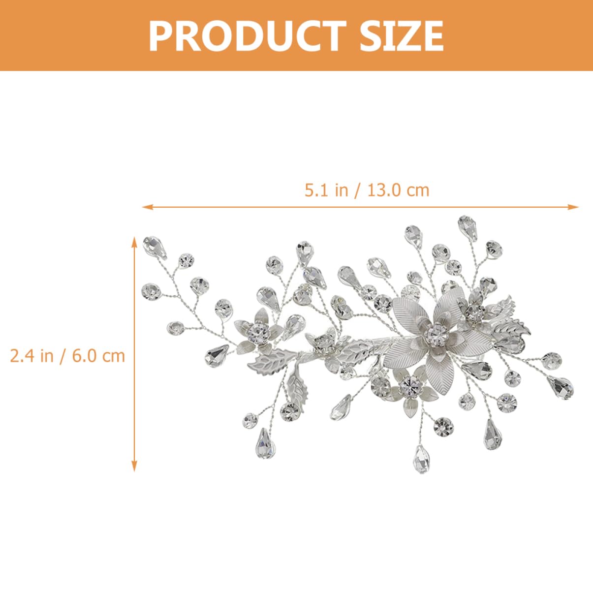 Healeved 5stücke Rhinestone Haarschmuck Blütenhaarspange Für Bräute Elegante Hochzeitsaccessoires Für Frauen Für Hochzeiten Und Besondere Anlässe Mit Funkelnden Kristallen Und