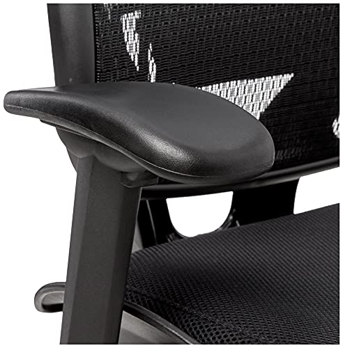 Space Seating Breathable Mesh High Back And Padded Seat, Ultra 2-To-1 Synchro Tilt Control, Seat Slider And Gunmetal Finish Executive Chair #TOP7