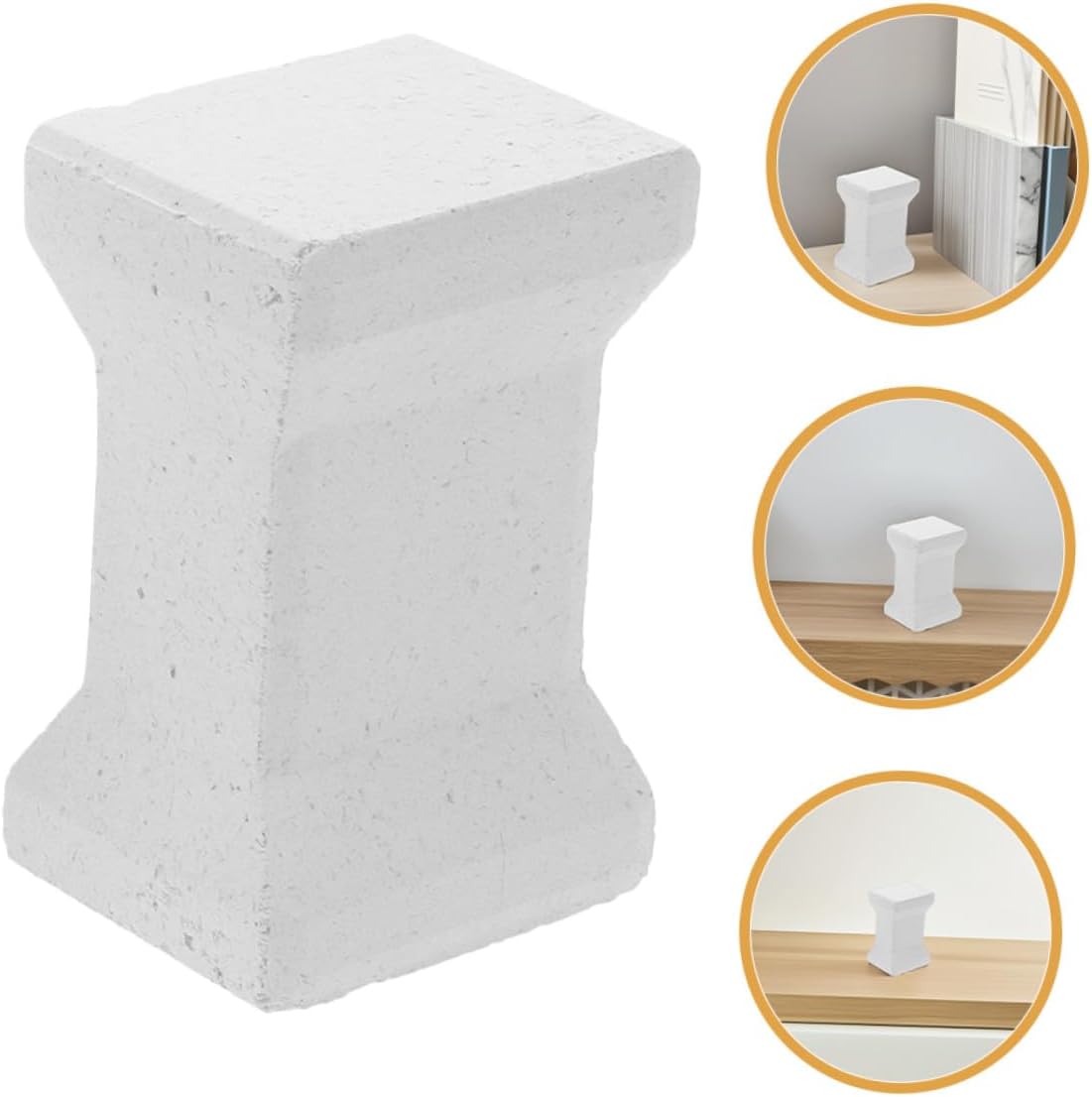 MINAOLULUS 2pcs Electric Kiln Support Posts 10cm, Reusable Firing Support Brackets for Pottery Making, Ceramic Kiln Accessories for Home and Studio Use