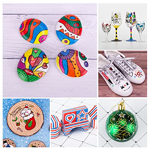 Zeyar Jumbo Paint Marker Pens, Water Based Acrylic, 15Mm Felt Tip, Waterproof And Permanent Ink, Great On Plastic, Posters, Stone, Metal, Glass And More (3 Black) #TOP4