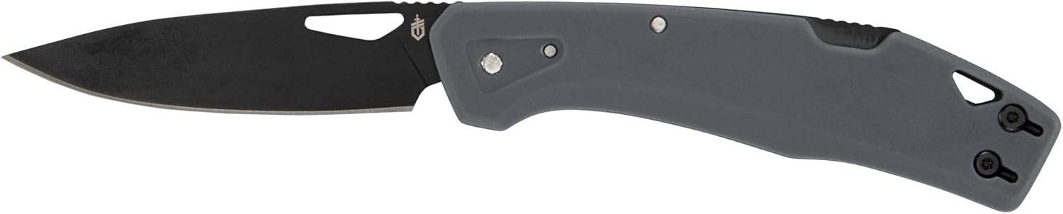 Gerber Gear LST - EDC Pocket Knife - Survival Tactical Tool for Travel, Camping & Outdoor Adventure - Lightweight & Compact Folding Knife - Stainless Steel Blade - Gray