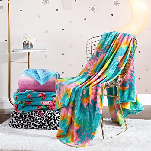 Image of Betsey Johnson - Twin Blanket, Ultra-Soft Plush Bedding, Oversized Soft Blanket, Dorm Essentials (Leopard)
