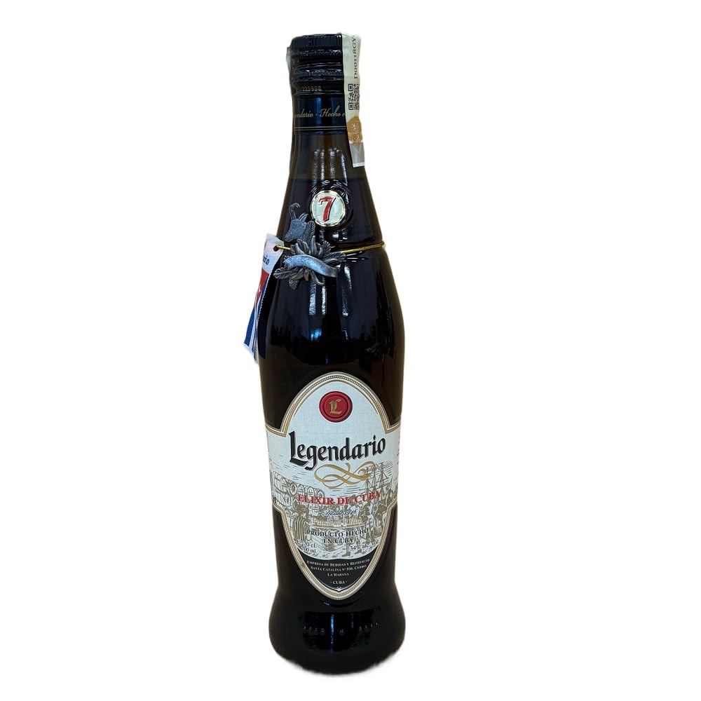 Elixir Rum 7 Jahre 700ml Legendario mit kostenloss Brosche wie auf dem foto
