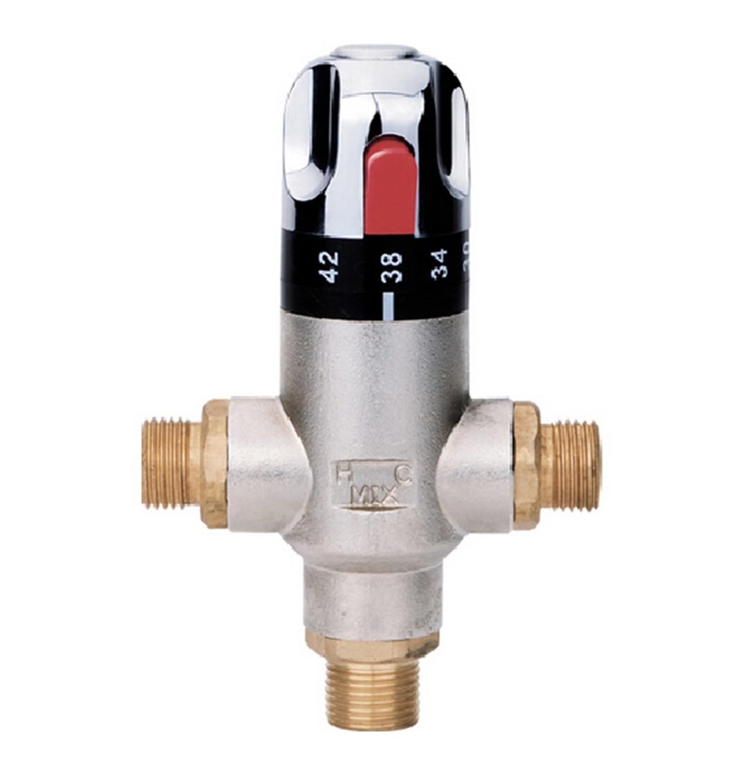 UOUOBEAR Thermostatic Mixer, G1/2 Brass Thermostatic Valve Temperature Control Valve AF085