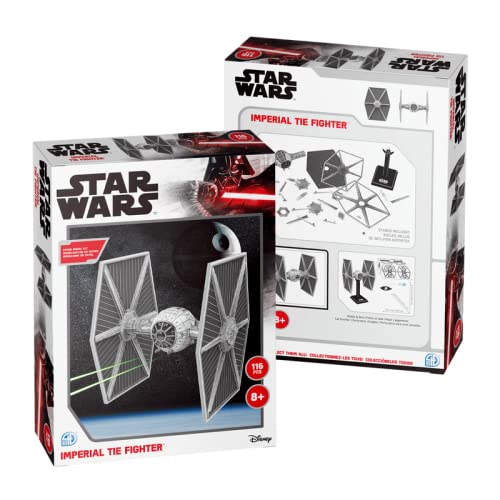 4D Puzzle – Star Wars: Tie Fighter/Ln – 129 Paper Model Kit For Teens And Adults – Ages 14+ #TOP1