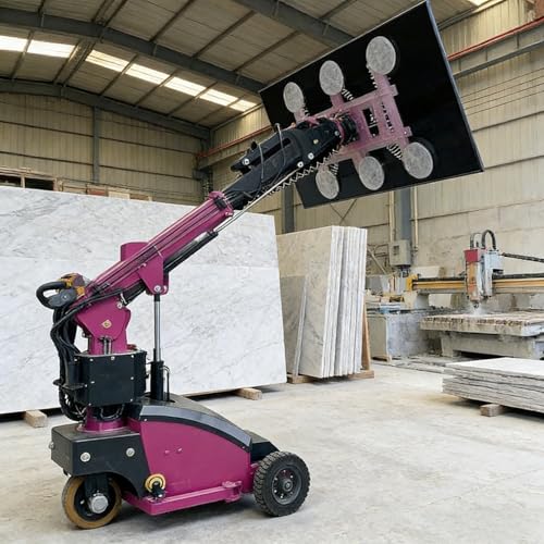 Electric Vacuum Suction Lifter Trolley for Heavy Flat Panel