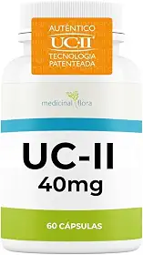 UC II 40mg Colágeno tipo 2 Com Selo de Autenticidade - 60 Cápsulas