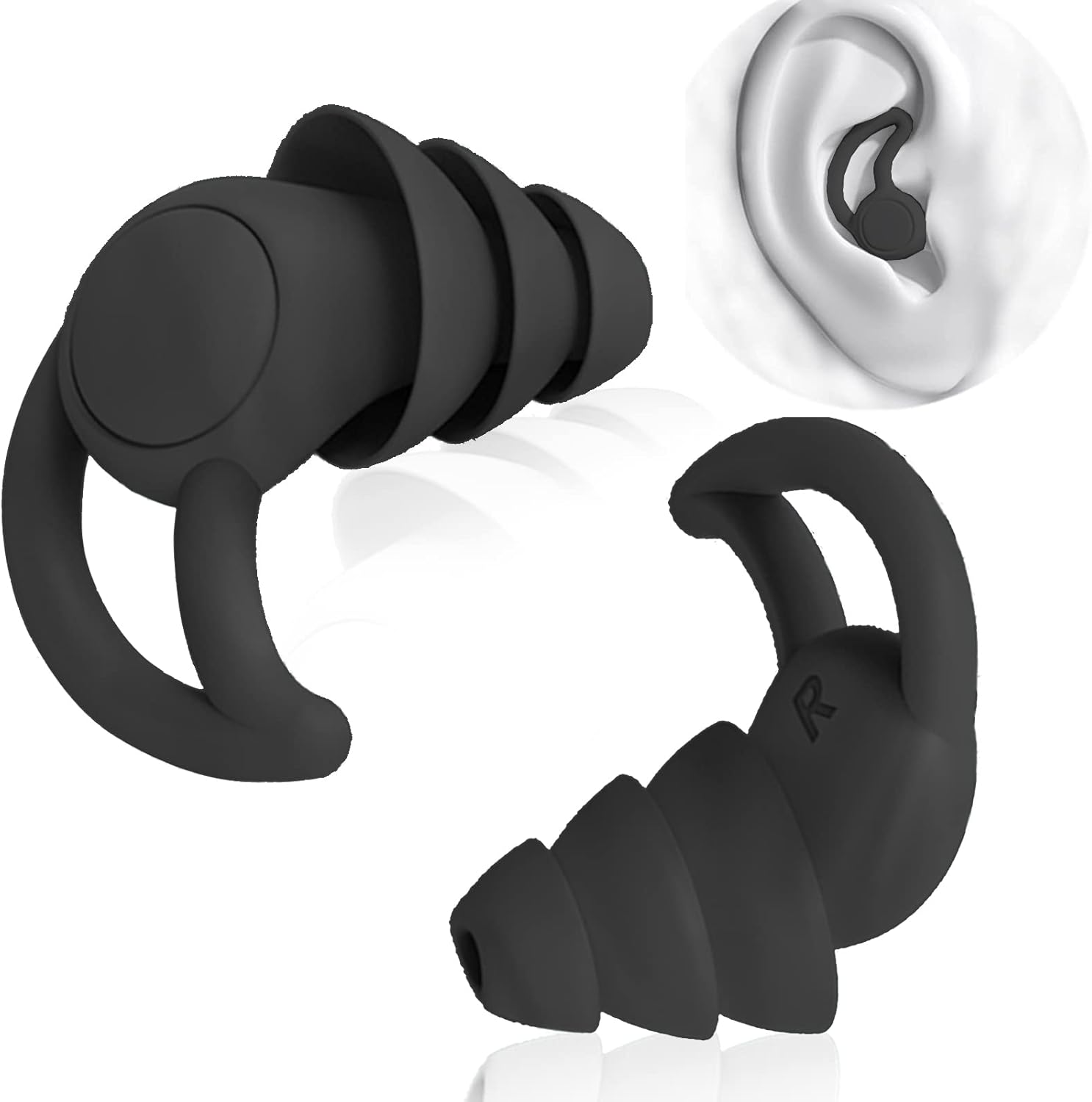 Ear Plugs for Sleep, Noise Cancelling Earplugs Ear Buds Defenders