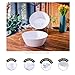 MIYOPESI 11.5-Inch Melamine Mixing Bowls (Set of 2) - Unbreakable and Reusable Large Serving Bowls, Stackable and Dishwasher-Safe - Versatile for All Meals