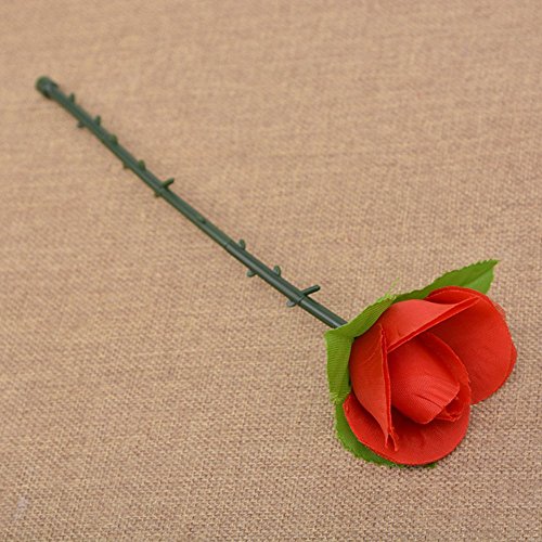 OUERMAMA 2 Pcs Folding Appearing Rose Flower Magic Tricks Professional Street Magician Props Illusion Satge Close-up Magic Toys