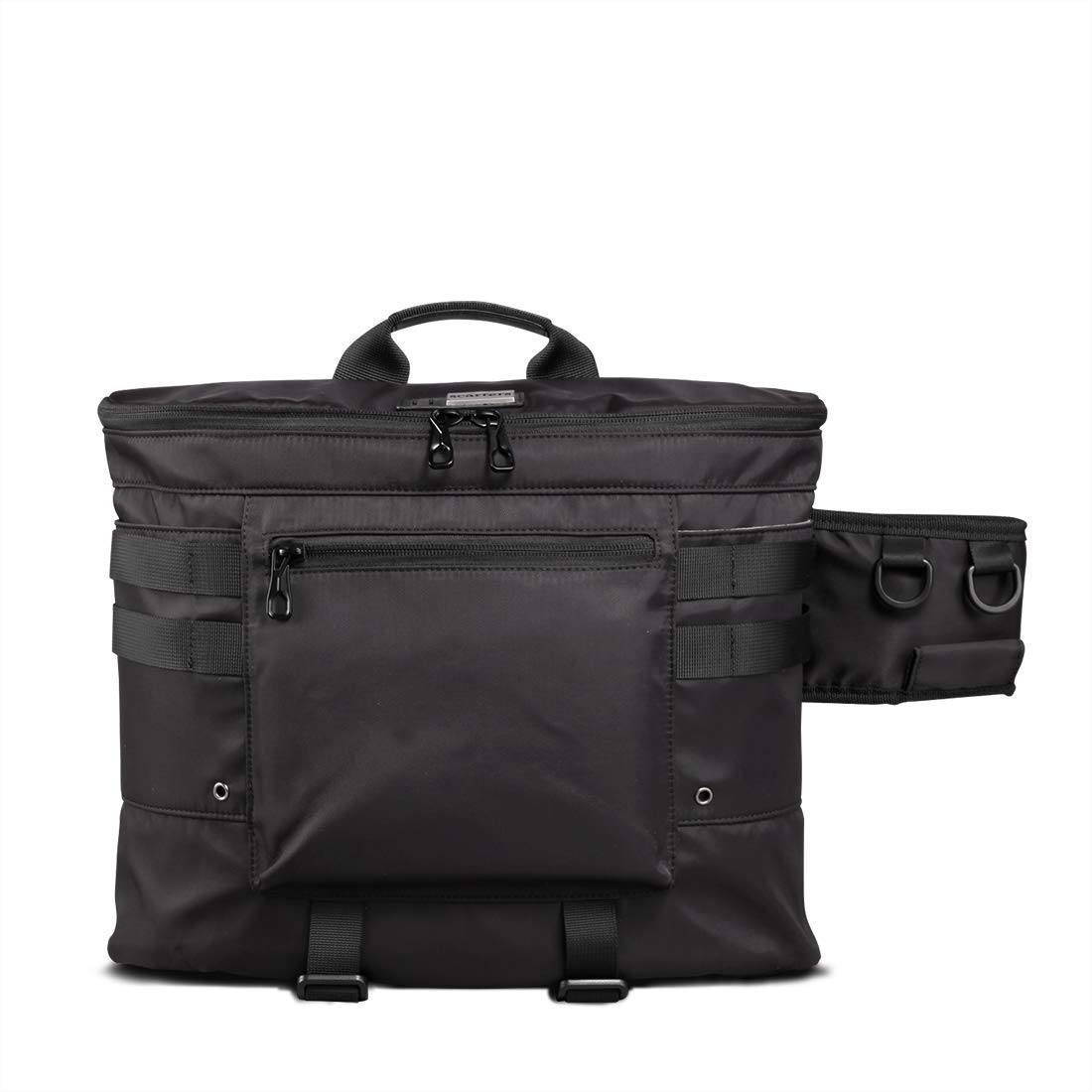 Scarters Splash-Proof Nylon Single Shoulder Multi-Purpose Laptop Backpack(Black) ~ Metro Vol. IV