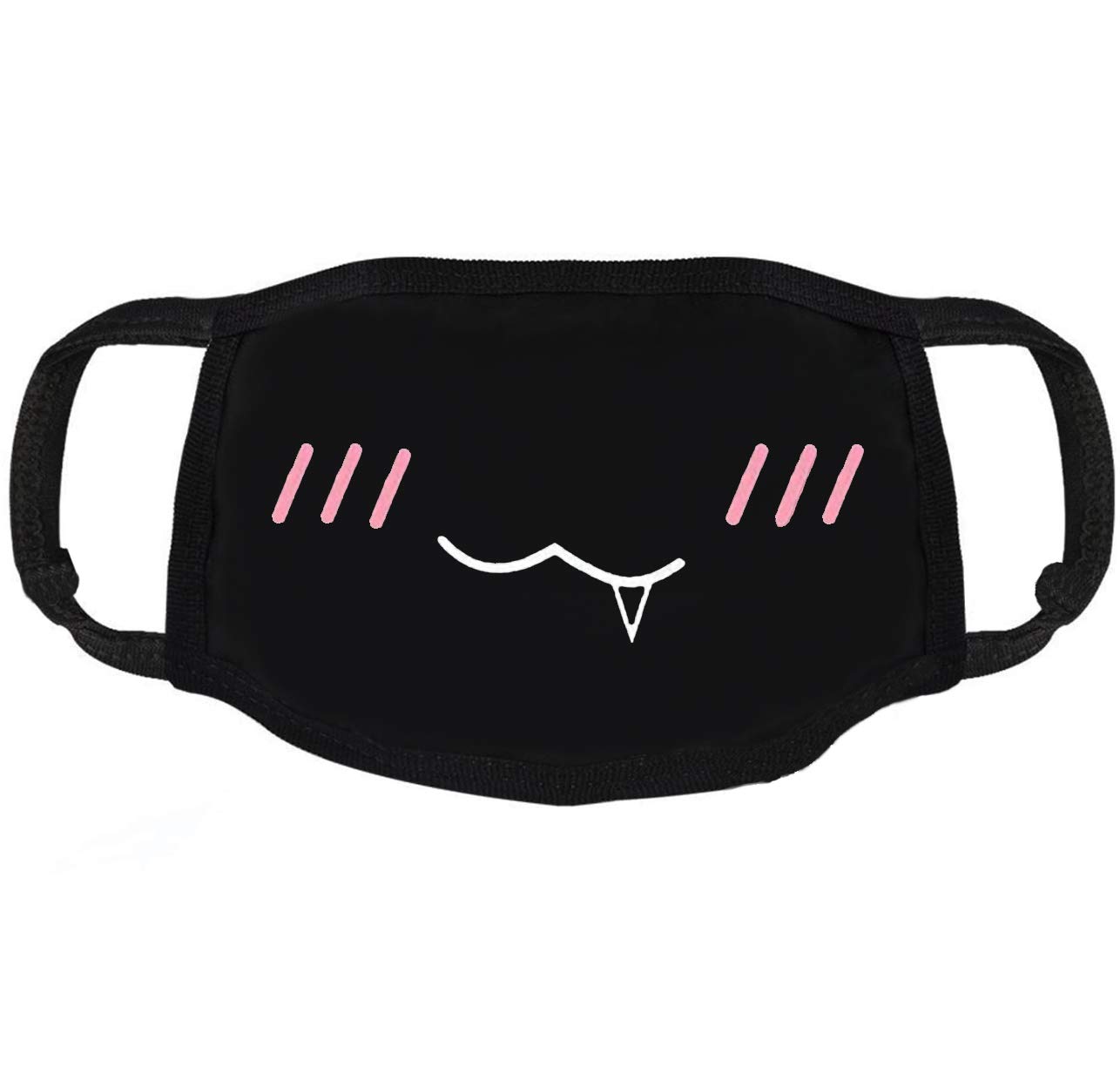 Face Mask, Reusable Cotton Face Covering, SOKAN Cute Kitty Cat Flexible Material w/ Ear Loop, Multiple Layer Breathable, Funny Kitten Fashion, Washable Mask for Men, Women, Girls, Boys