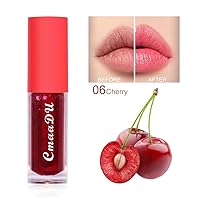 Vista 7 de Juego de 6 aceites hidratantes para labios, esmalte de labios que cambia de color afrutado, aceite de brillo labial transparente, hidratante