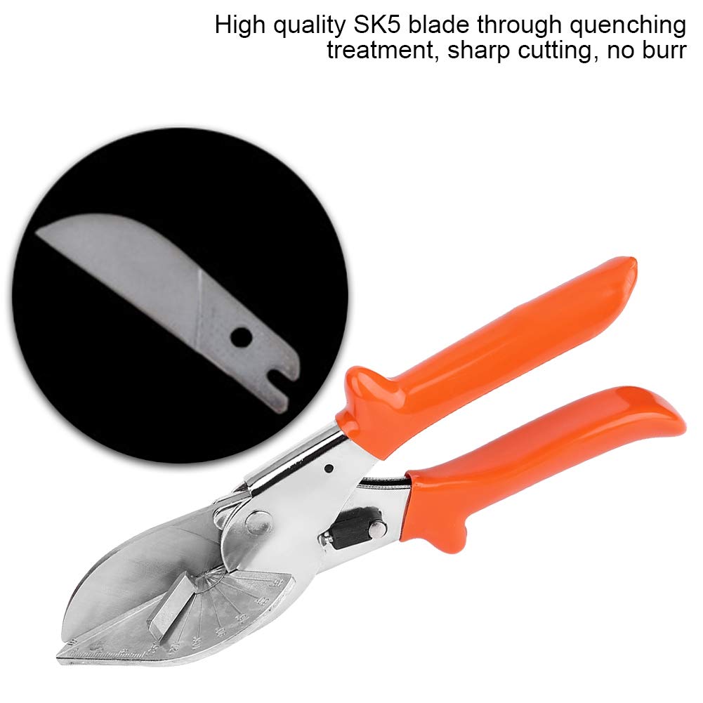 Adjustable Angle Scissors Shear,Multi Angle Scissors Trim Shears,for Cutting Rubber Strip Plastic Strip, Trunking, Edge Band - Image 2
