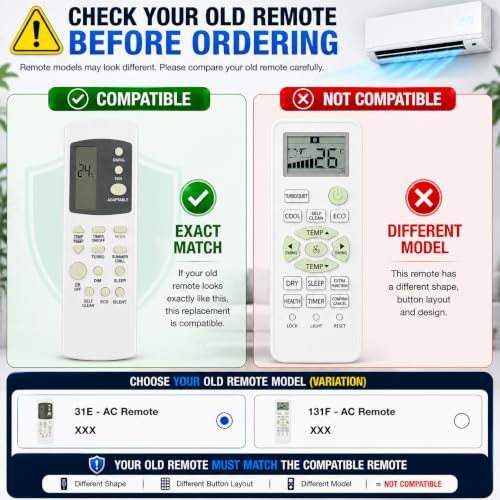 Image of K2 Haier 31E AC Remote - Compatible with Haier Inverter Split AC 1.5 Ton | LCD Display | 5 Years Warranty (Work Only When Your Old Remote Same)