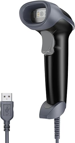 Miniatura 11 de Eyoyo EYH2 - Escáner de código de barras USB 2D portátil, escáner automático de código QR con cable PDF417, lector de código de barras de matriz de