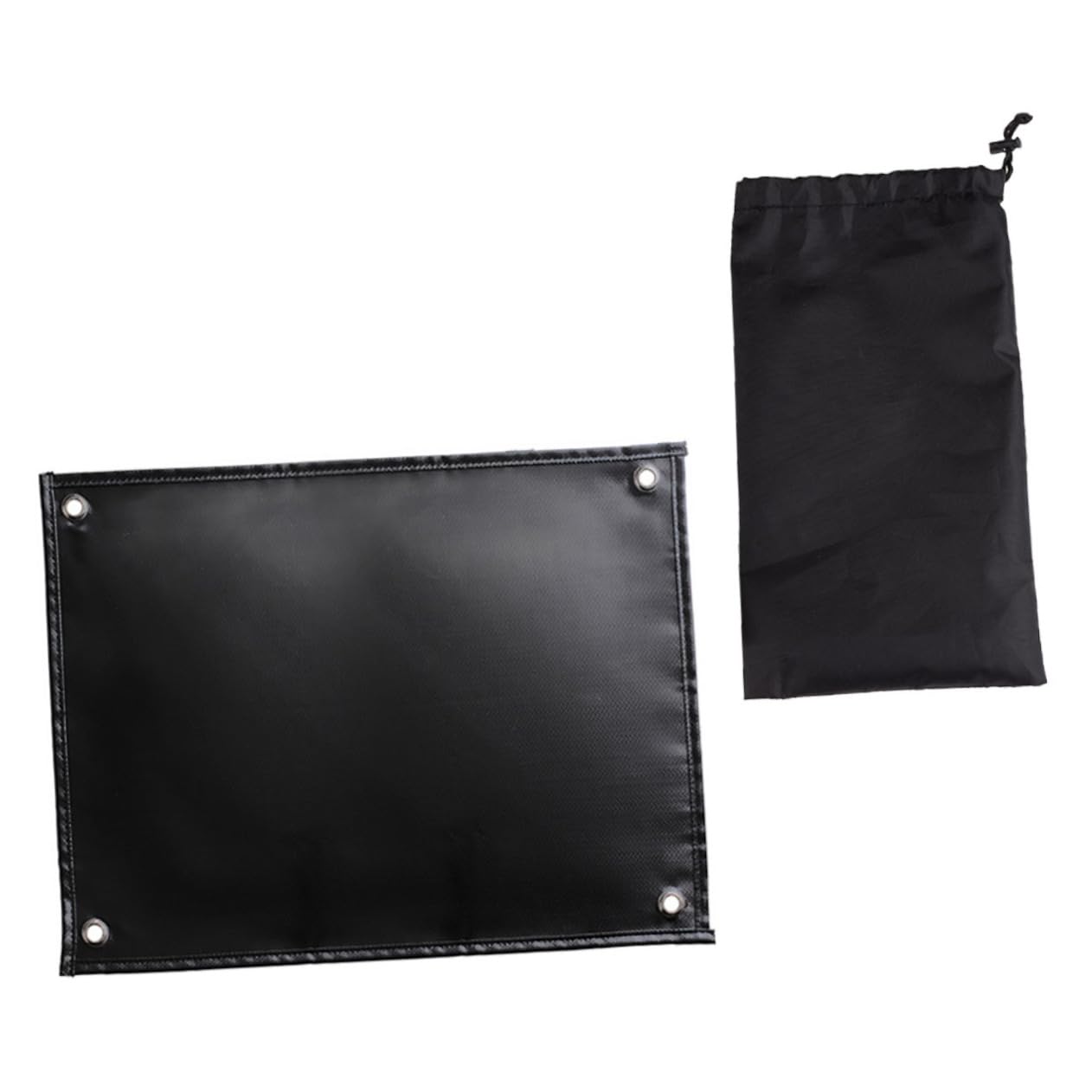 ibasenice Portable Grill Blanket Fireproof Mat Outdoor Rug Welding Blanket Heat Insulation