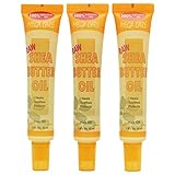 Sunflower Cosmetics Mega Care Tube Hair Oil 1.5oz (3 Pack) (Shea Butter Oil)
